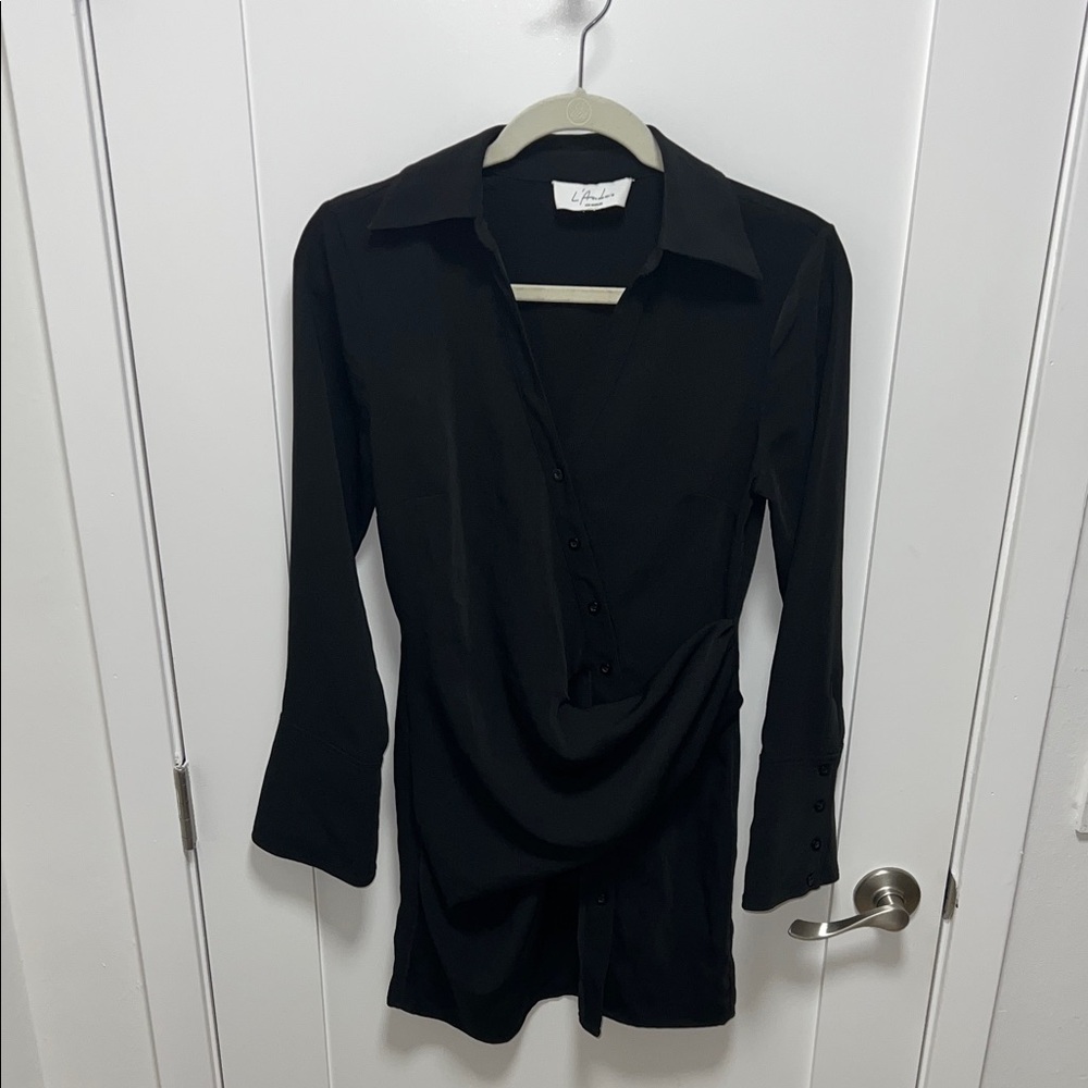 L'Academie Black Mini Dress